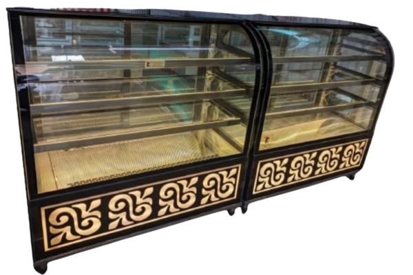 Stainless steel display counters