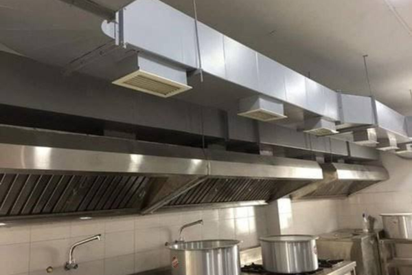 Industrial kitchen exhaust ducting