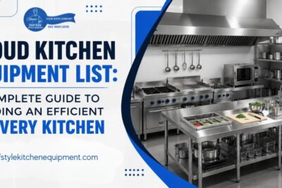 Cloud Kitchen Equipment List: A Complete Guide to Building an Efficient Delivery Kitchen
