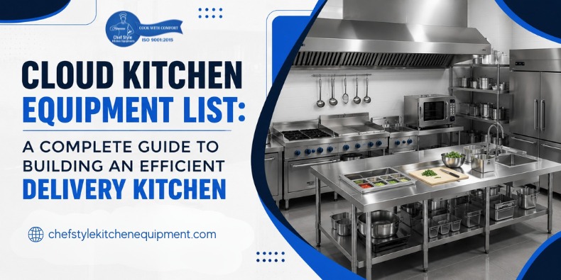 Cloud Kitchen Equipment List: A Complete Guide to Building an Efficient Delivery Kitchen