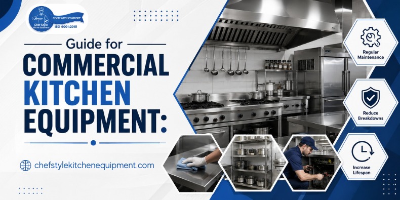 Guide for Commercial Kitchen Equipment: Reduce Breakdowns & Increase Lifespan