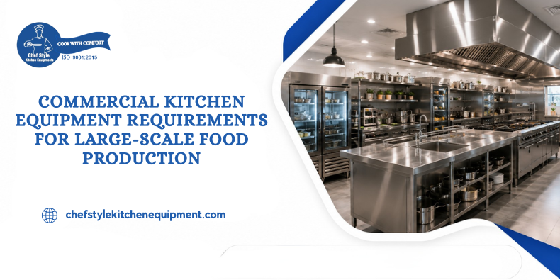 Commercial Kitchen Equipment Requirements for Large-Scale Food Production