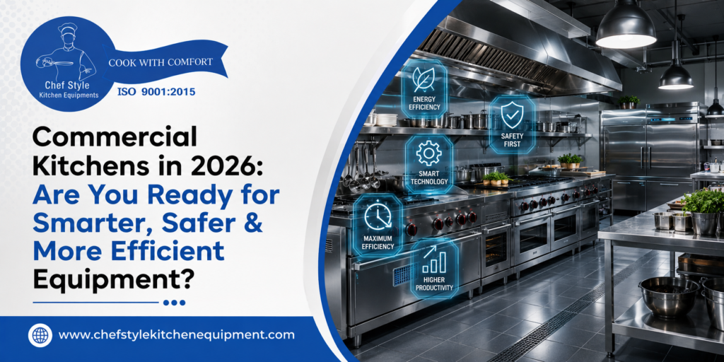 Commercial Kitchens in 2026: Are You Ready for Smarter, Safer & More Efficient Equipment?