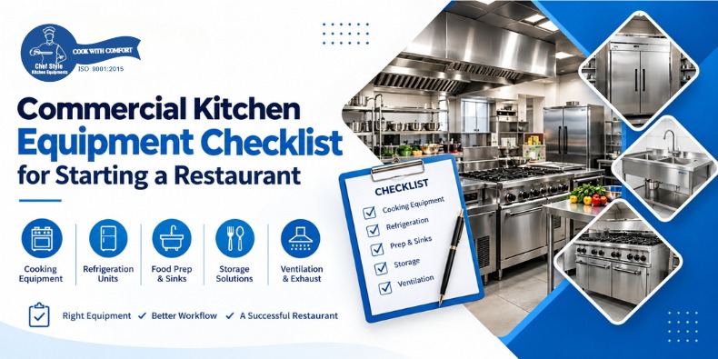 Commercial Kitchen Equipment Checklist for Starting a Restaurant