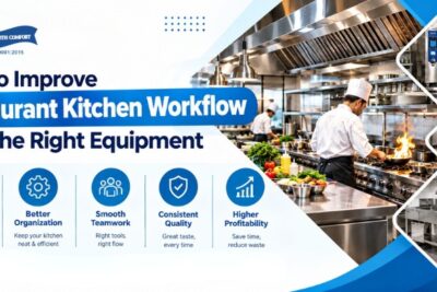 How to Improve Restaurant Kitchen Workflow with the Right Equipment