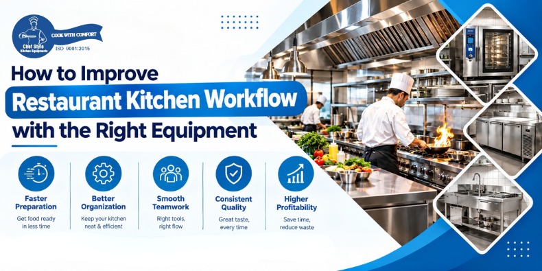 How to Improve Restaurant Kitchen Workflow with the Right Equipment