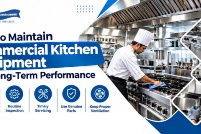 How to Maintain Commercial Kitchen Equipment for Long-Term Performance