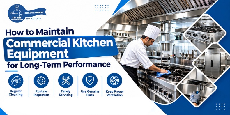 How to Maintain Commercial Kitchen Equipment for Long-Term Performance