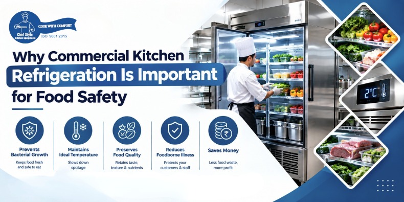 Why Commercial Kitchen Refrigeration Is Important for Food Safety