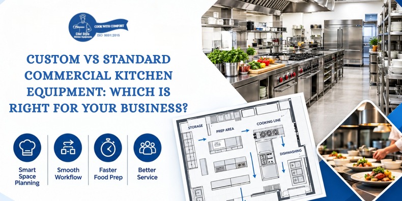 Custom vs Standard Commercial Kitchen Equipment: Which Is Right for Your Business?
