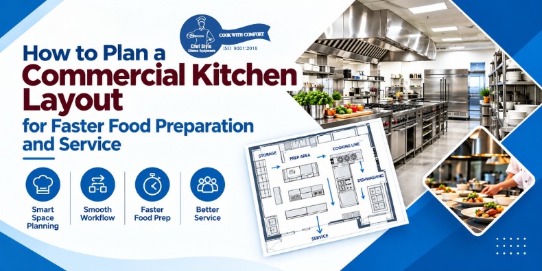 How to Plan a Commercial Kitchen Layout for Faster Food Preparation and Service