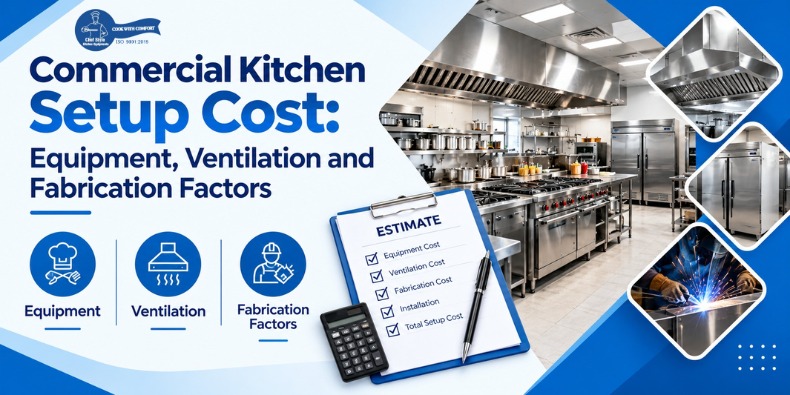 Commercial Kitchen Setup Cost: Equipment, Ventilation and Fabrication Factors